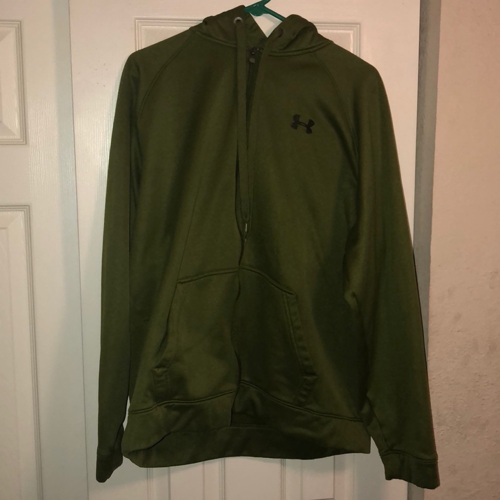 Olive Green ZipUp Hoodie
